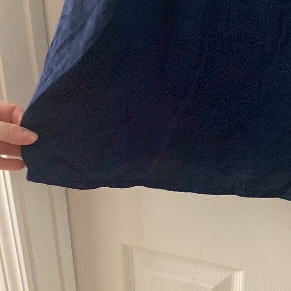 Peppermint Slip Dress NWT Navy Blue Sleeveless USA Made Women's Small - Picture 4 of 7